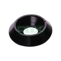 Counter sunk washer 18x6 mm, black